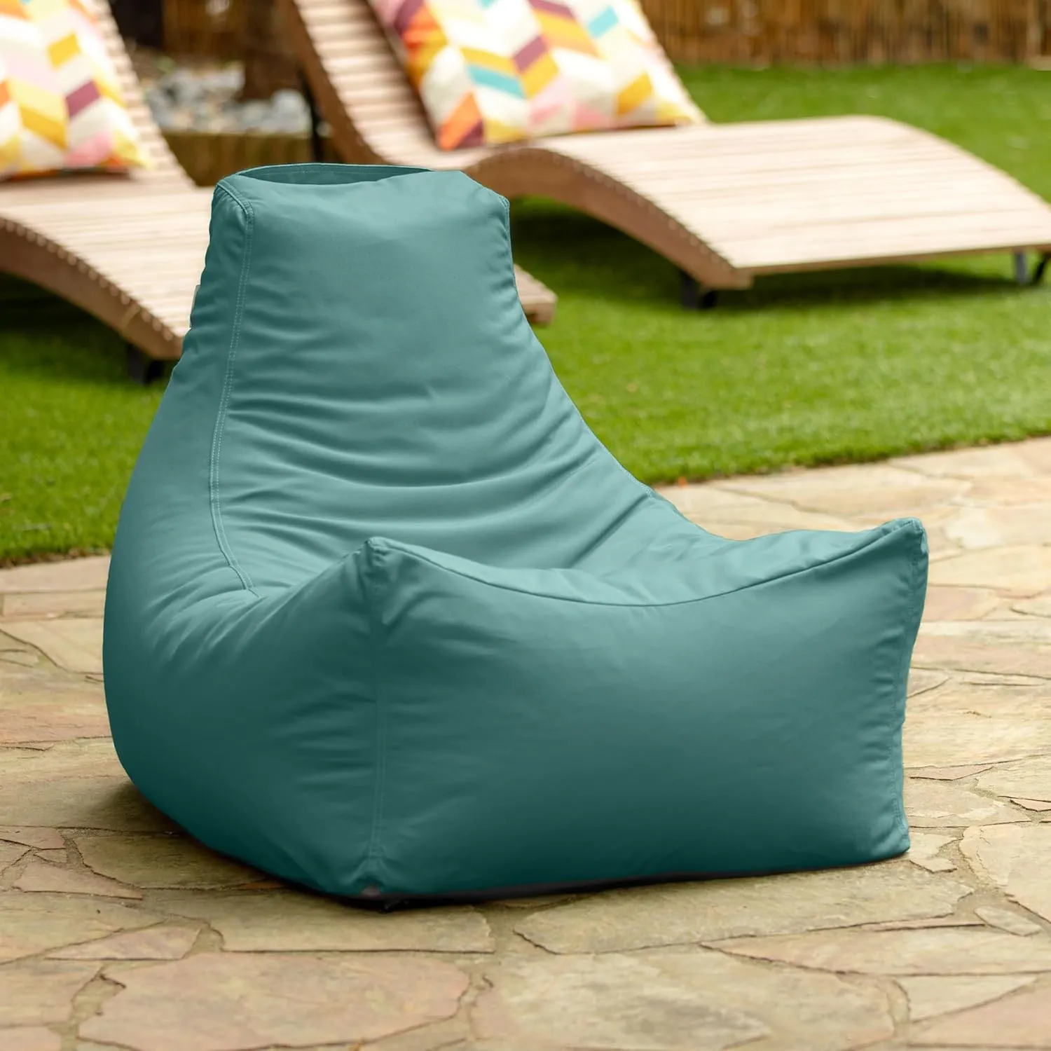 Jaxx Juniper Outdoor Bean Bag Patio Chair & Poolside Lounge, Breeze