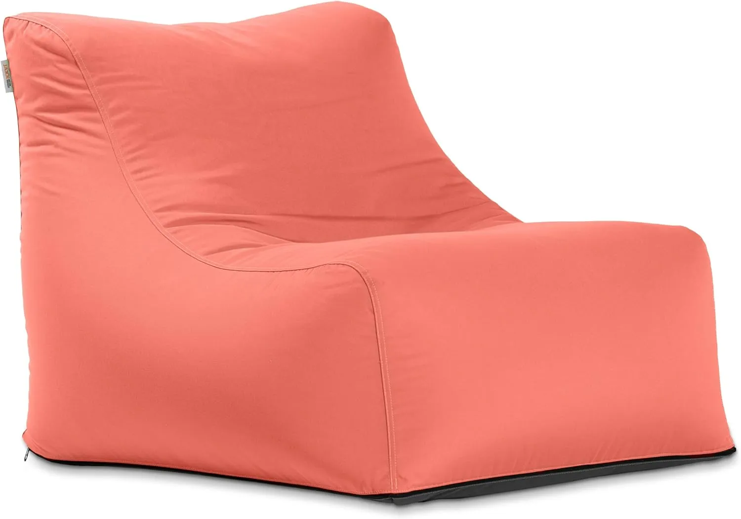 Jaxx Ponce Outdoor Bean Bag Chair - Weather Resistant Patio and Poolside Lounge Seating, Flamingo