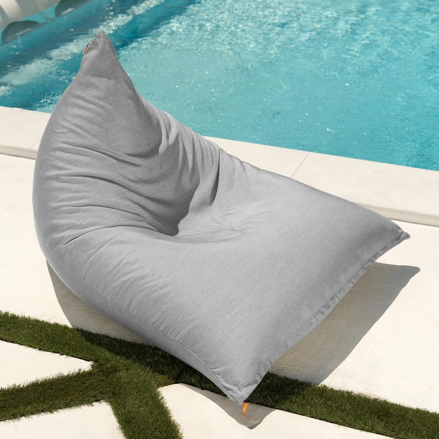 Jaxx Twist Outdoor Bean Bag Chair, Granite
