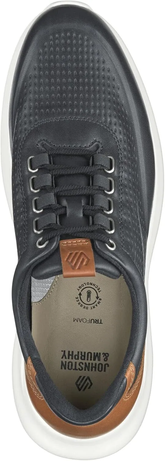 Johnston & Murphy Men's XC4 H1-Luxe Hybrid Golf Shoes | Waterproof Leather | Lightweight | Memory-Foam Cushioning