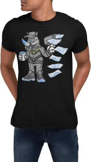 Jordan 11 Cool Grey Men's T Shirt to Match Sneakers, Urban Clothing Graphic Tee to Match Back to Jordan 11s