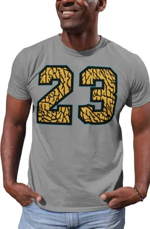 Jordan Retro 5 Aqua T Shirt to Match Jordan 5s, Men's Tee to Match J5 Aqua Sneakers