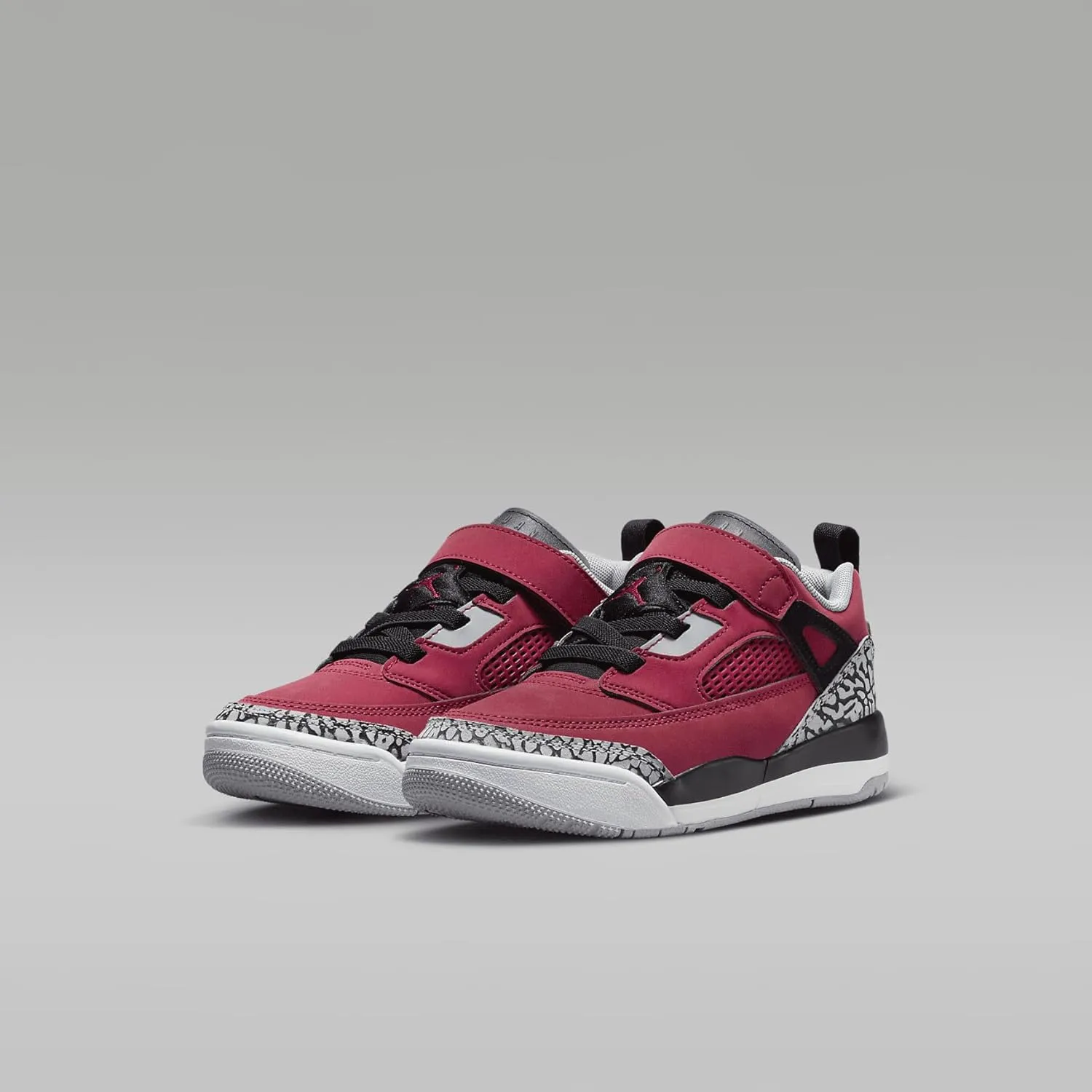 Jordan Spizike Low Little Kids' Shoes (FQ3951-600, Gym Red/Wolf Grey/Cool Grey/Black)