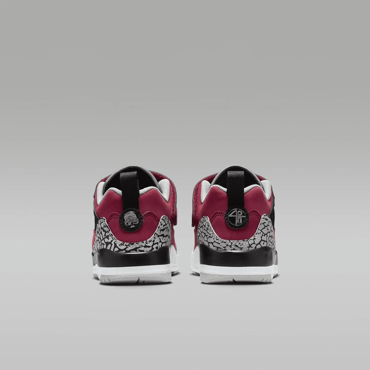 Jordan Spizike Low Little Kids' Shoes (FQ3951-600, Gym Red/Wolf Grey/Cool Grey/Black)