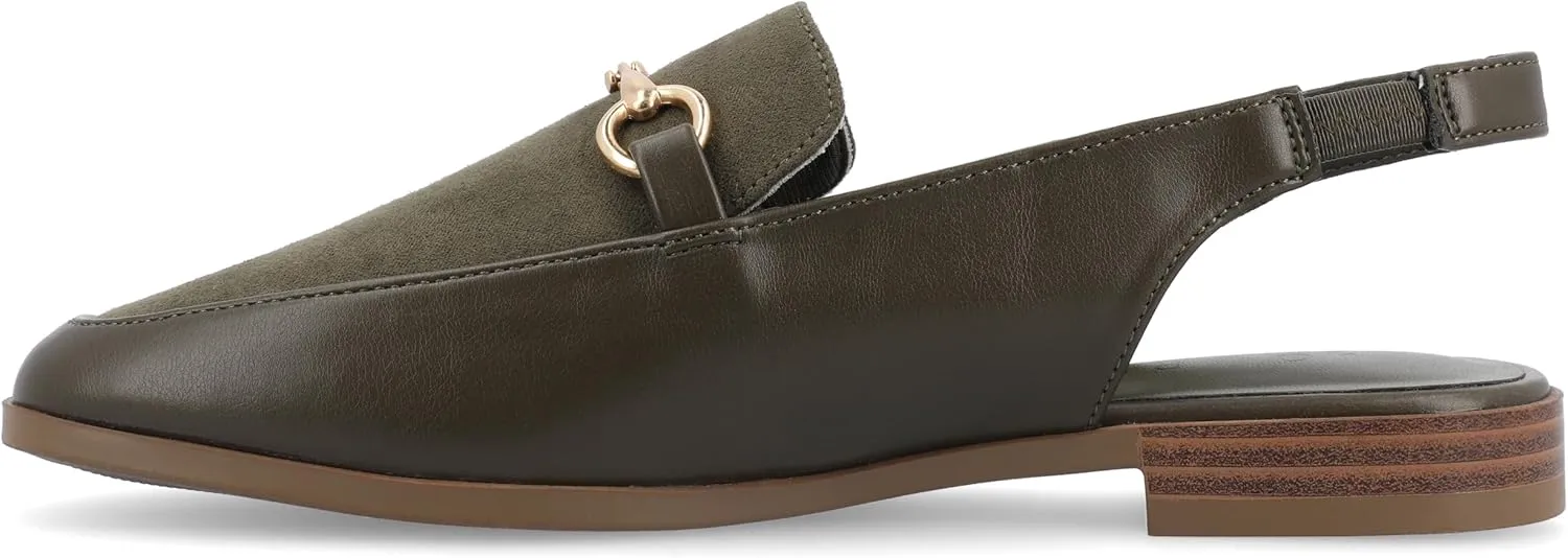 Journee Collection Women's Lainey Slingback Loafer Flats