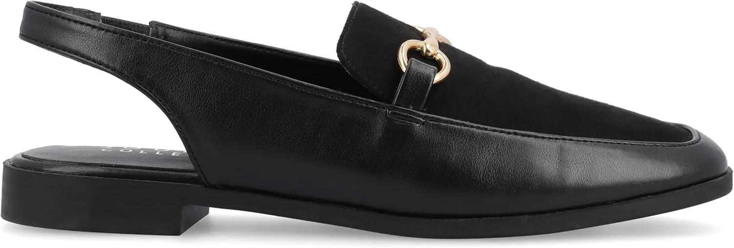 Journee Collection Women's Lainey Slingback Loafer Flats