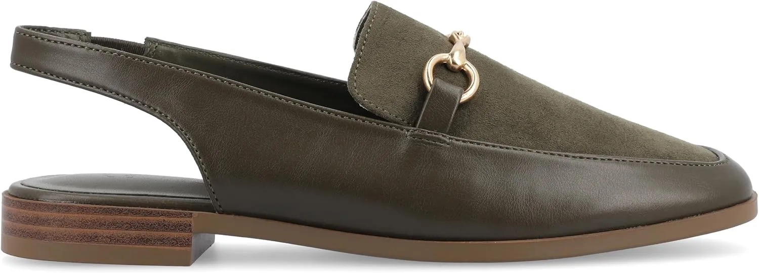 Journee Collection Women's Lainey Slingback Loafer Flats