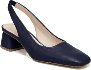 Juliet Holy Women's Slingback Low Chunky Heels Pumps Closed Square Toe Block Heel Slip On Party Dress Work Shoes