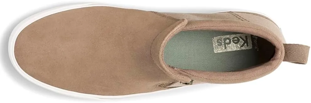 Keds Women's Cooper Zip Bootie Suede/Canvas Rain Boot