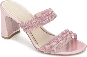 Kenneth Cole Women's Amelia Flare Jewel Heeled Sandal Loafer