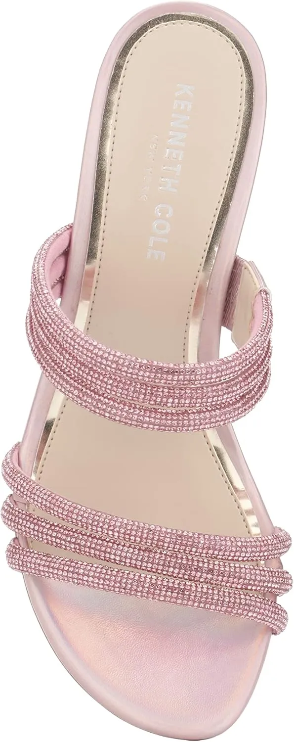 Kenneth Cole Women's Amelia Flare Jewel Heeled Sandal Loafer