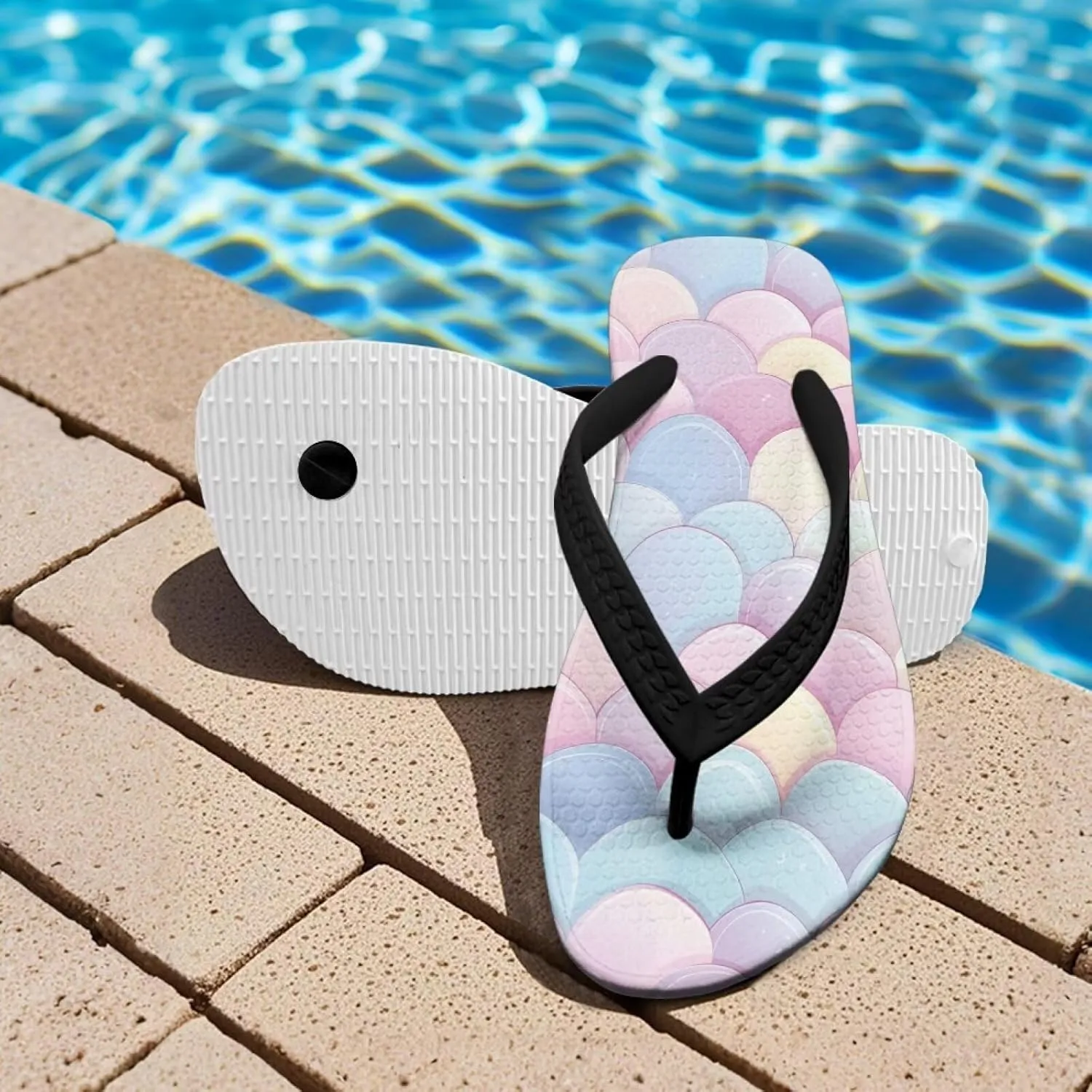 Kid's Flip Flops Non-Slip Girls Boys Slippers Slide Sandals for Home Beach Swim Pool