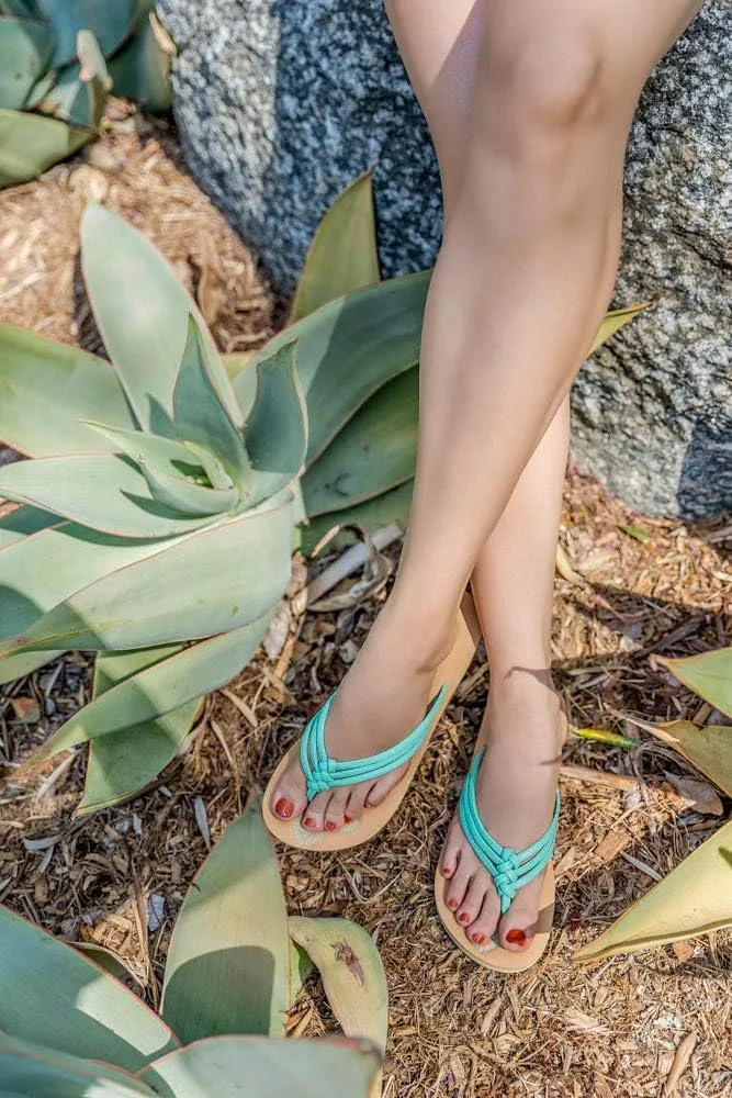 Knotted Flip Flops: Stylish, Comfortable, and Durable Summer Sandals for Women, Light Weight Anti Skid Weatherproof Rubber Sole