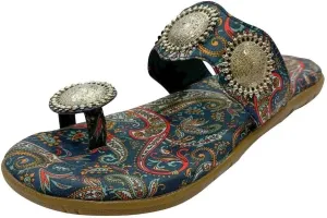 Kolhapuri Chappal For Women's Indian Flat Flip Flop Kolhapuri Sandals For Women Ethnic s Casual Mojaris