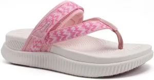 KuaiLu Womens Flip Flops With Arch Support Adjustable Thick Athletic Cushion Recovery Walking Sandals For Woman Ladies Fashion Comfortable Flip-Flop Slides, Water Resistant & Lightweight