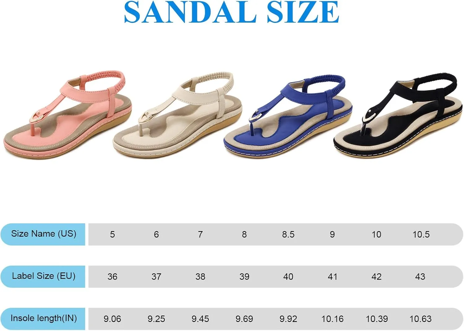 KUNWFNIX Womens Sandals Comfortable Summer Dressy Flat Sandals Bohemian Clip Toe Leather Upholstery T-Strap Flip Flop Thong Sandals