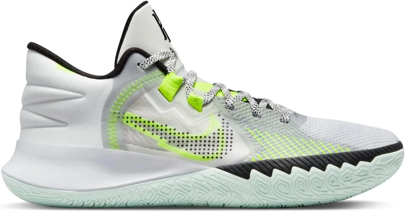 Kyrie Flytrap V (CZ4100-101) Summit White/Black/Volt/Barely Green, 8 M US