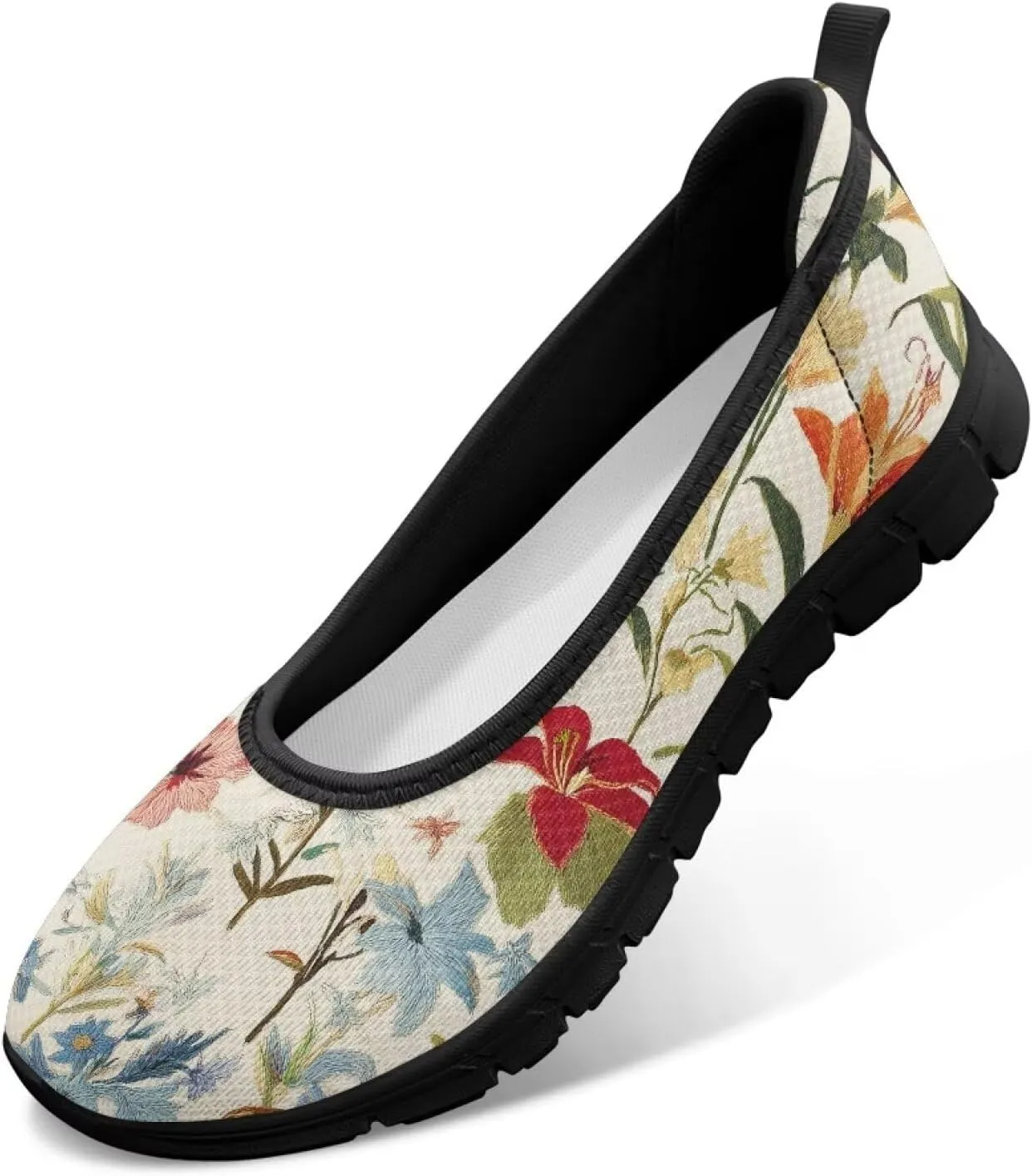 Ladies Slip on Loafer Shoes Womens Flats Shoes Ballet Pregnant Women Work Casual Comfortable