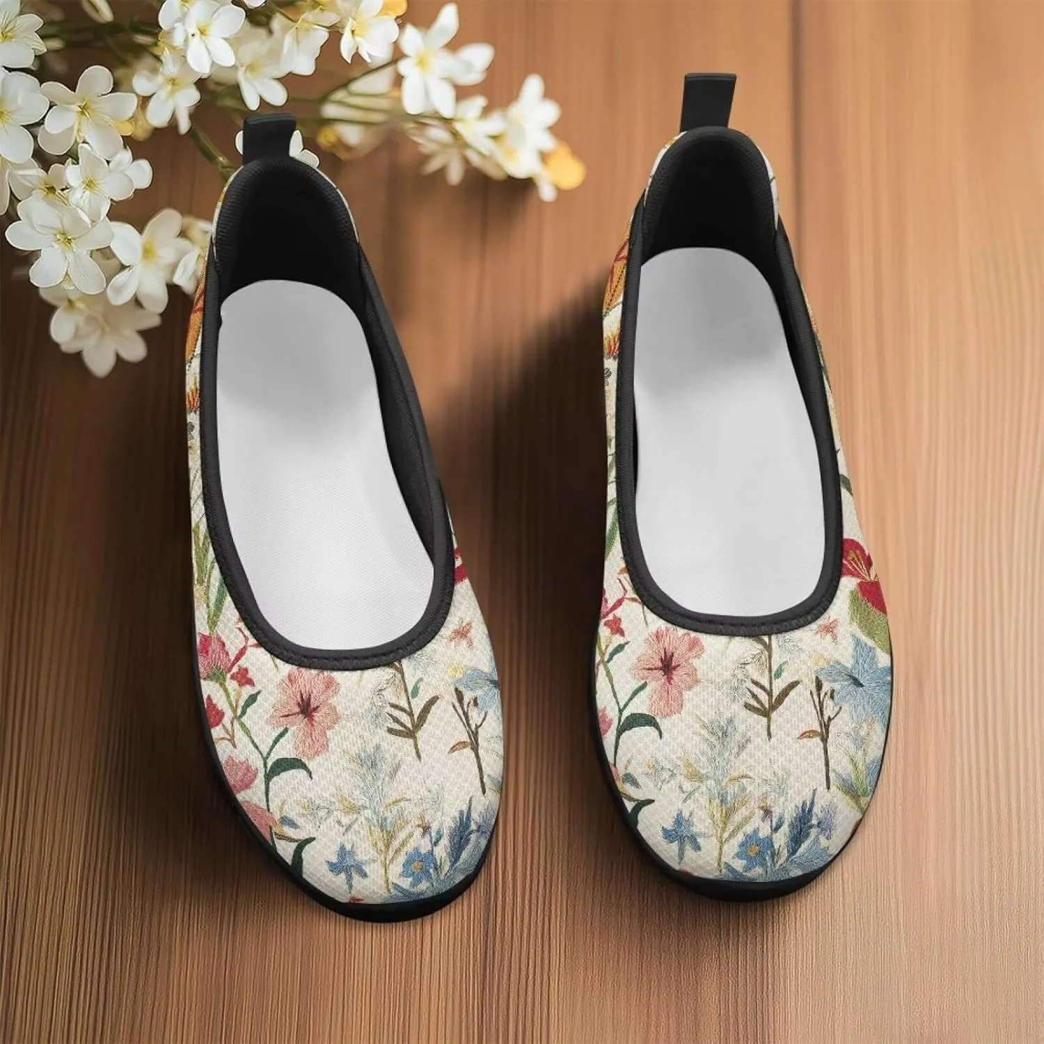 Ladies Slip on Loafer Shoes Womens Flats Shoes Ballet Pregnant Women Work Casual Comfortable