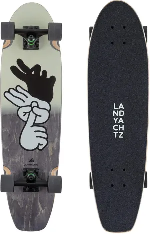 Landyachtz Dinghy 28" Complete Skateboard (31.5" - Dugout Shadow Puppet)