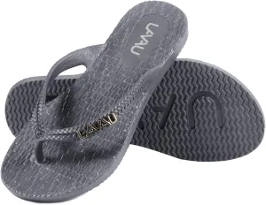 LAVAU Women Waterproof Flip Flops, Shower & Water No-Slip Sandals for Pool and Beach