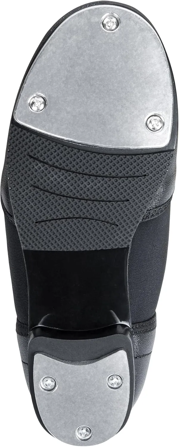Linodes Unisex-Child Elastic Slip on Tap Shoe for Girls and Boys Tap Flat