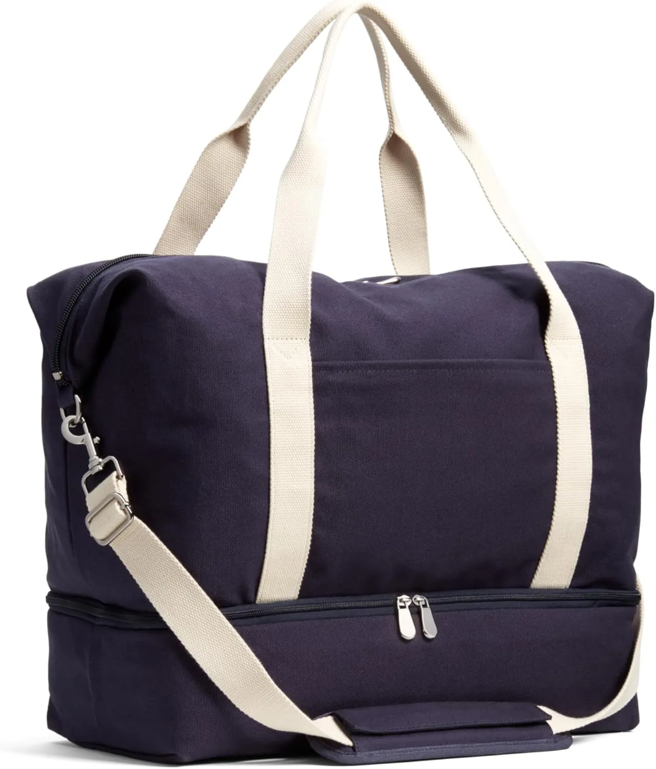 Lo & Sons Original Catalina Deluxe Premium Canvas Duffel Bag – Travel, Gym, Hospital, or Weekender Bag with Shoe Compartment for Men and Women