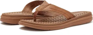 LONDON FOG Anthony Men’s Thong Sandals, Athletic Flip Flops for Men Size 7 to 13 - Black, Grey or Brown