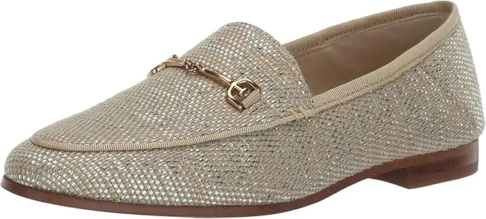 Loraine Retro-inspired Loafers On Heeled Platinum Wide Fashion Toe Almond Sam Best-rated Slip Edelman