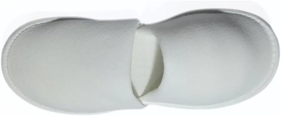 Luxury Polyester Indoor Slippers(10 Pairs)-Disposable slippers,House slippers for guests,travel slippers for women and woman-Disposable slippers for guests,Spa slippers,Hotel slippers