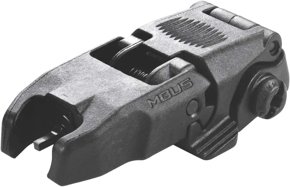 Magpul MBUS Flip-Up Backup Sights, Black, Rear Sight