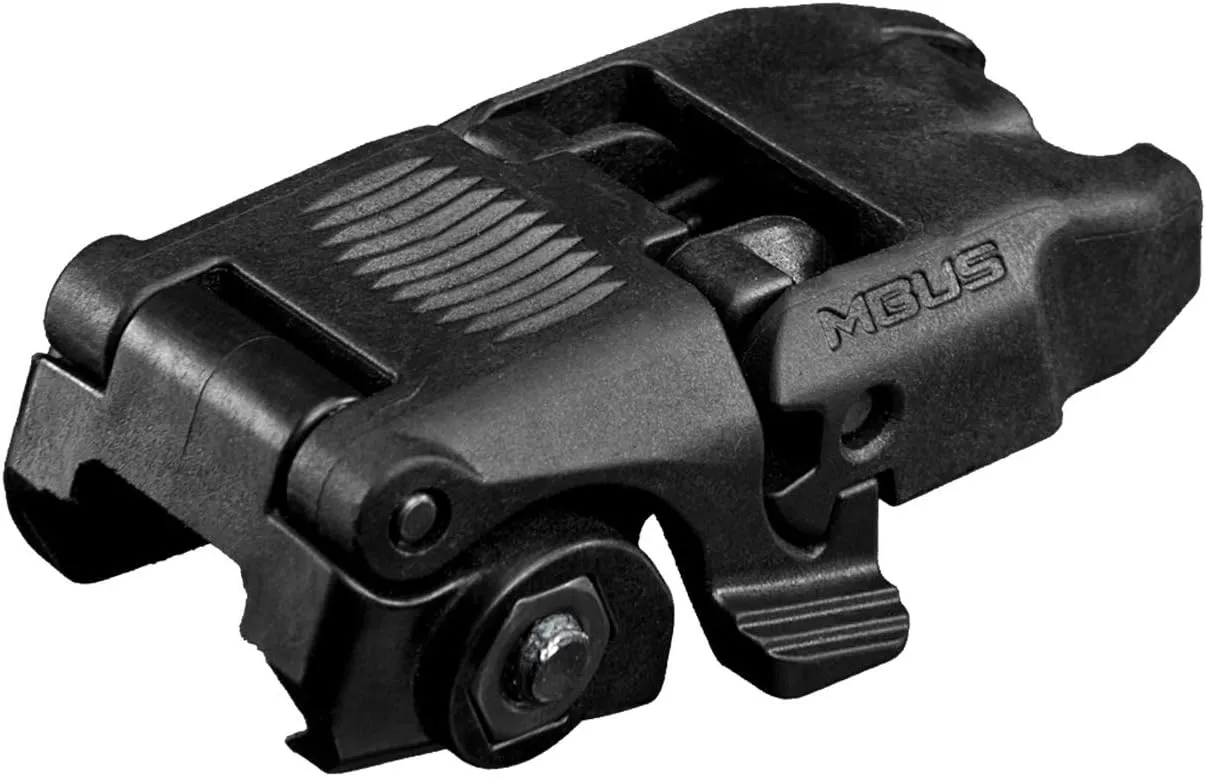 Magpul MBUS Flip-Up Backup Sights, Black, Rear Sight