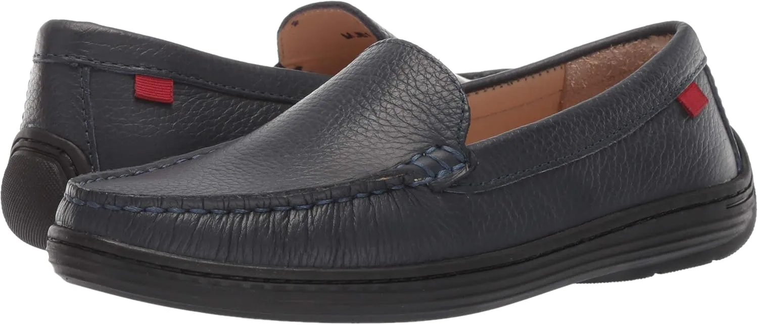MARC JOSEPH NEW YORK Kids' Leather Boys/Girls Casual Comfort Slip on Moccasin Venetian Loafer Driving Style