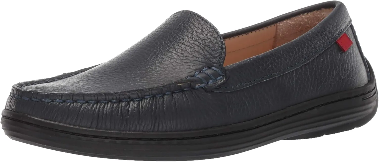 MARC JOSEPH NEW YORK Kids' Leather Boys/Girls Casual Comfort Slip on Moccasin Venetian Loafer Driving Style