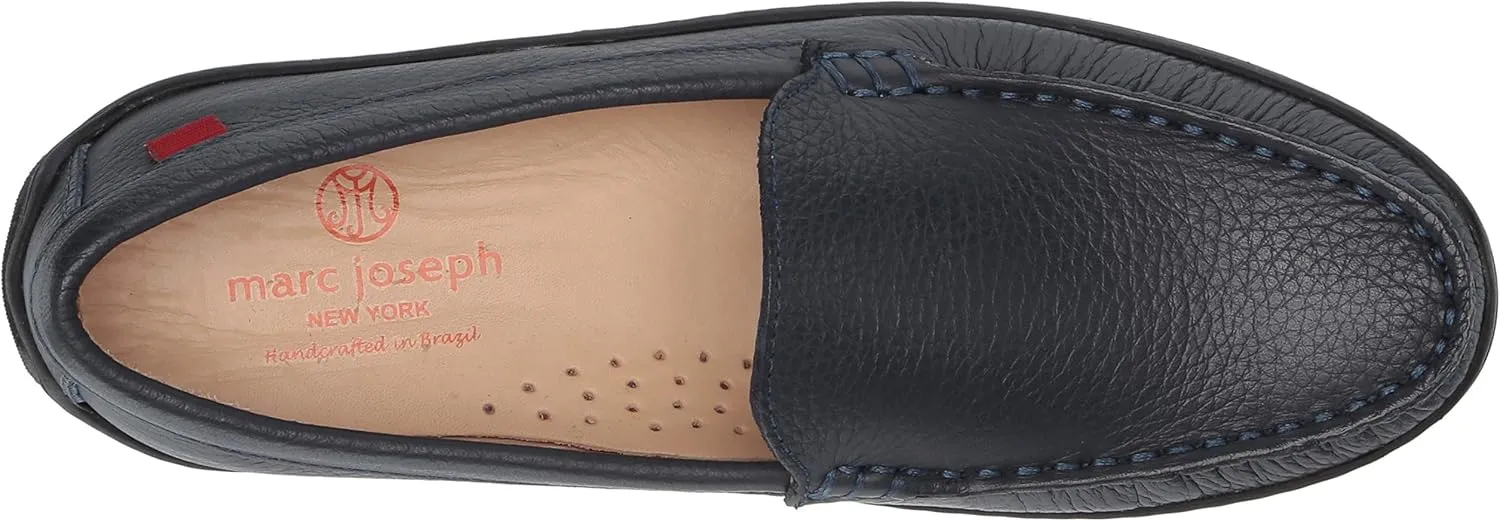 MARC JOSEPH NEW YORK Kids' Leather Boys/Girls Casual Comfort Slip on Moccasin Venetian Loafer Driving Style
