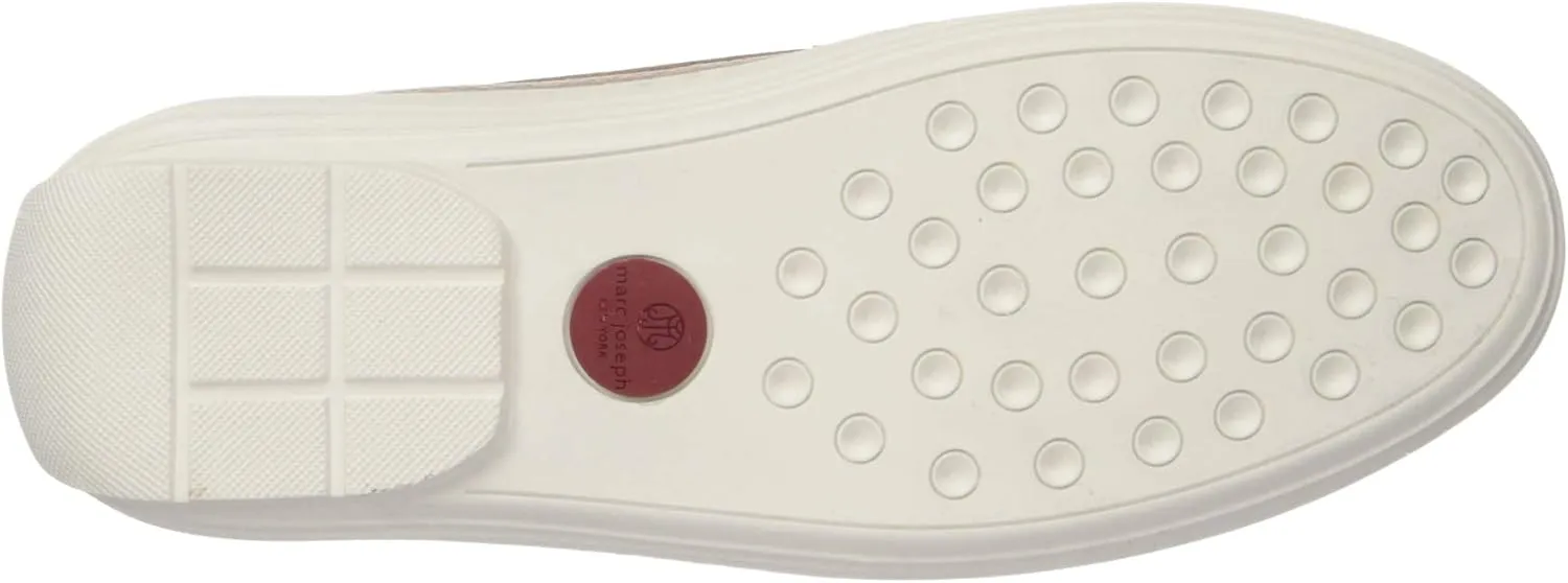 Marc Joseph New York Unisex-Child Kids Boys/Girls Leather Elastic Grow Gain Loafer