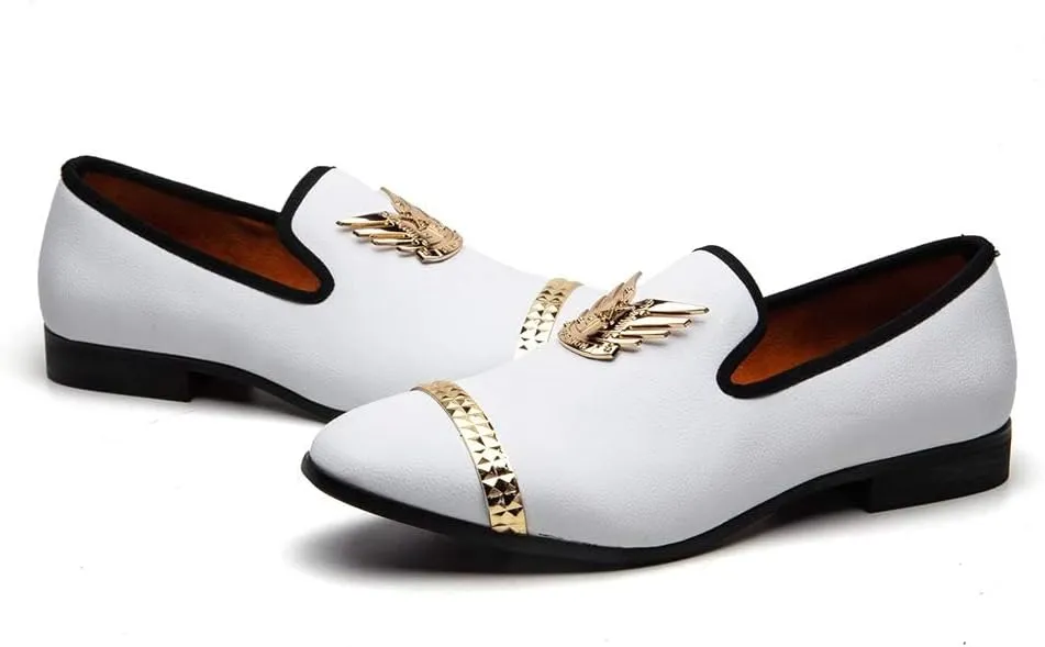 Meijiana Men Loafers Men Luxury Wedding Dress Shoes Fashion Party Shoes for Men