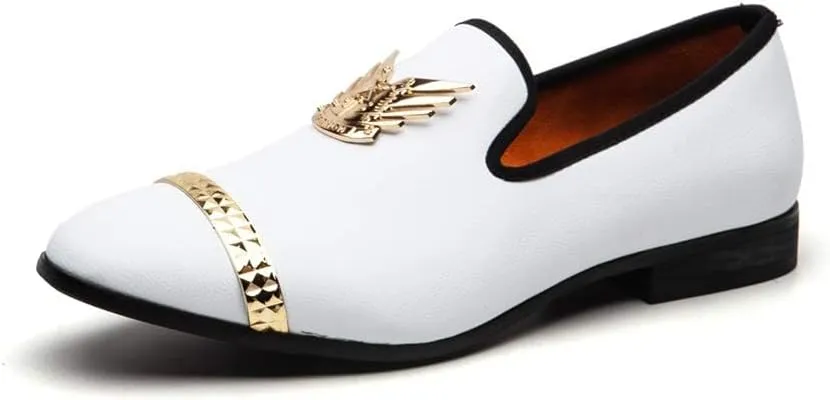 Meijiana Men Loafers Men Luxury Wedding Dress Shoes Fashion Party Shoes for Men