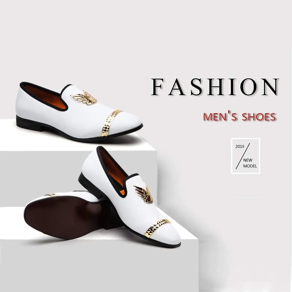 Meijiana Men Loafers Men Luxury Wedding Dress Shoes Fashion Party Shoes for Men