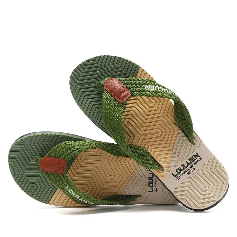 Men Flip Flops Slides Anti-skid Slippers