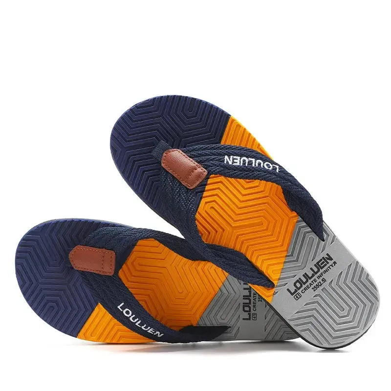 Men Flip Flops Slides Anti-skid Slippers