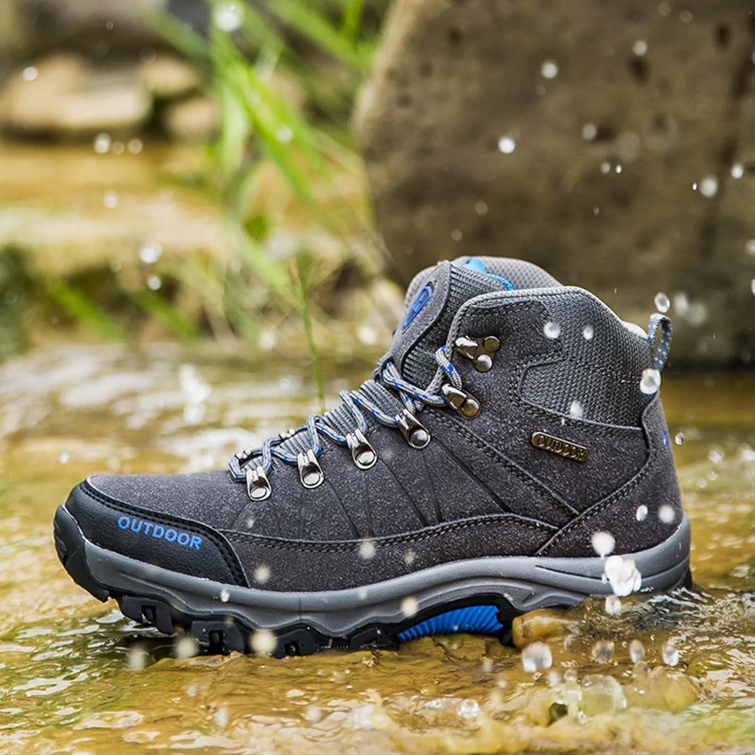 Men's Autumn and Winter Breathable Outdoor Hiking Shoes High Top Shoes Hiking Sneakers Shoes Men Sneaker 12 Men Shoes Men Sho