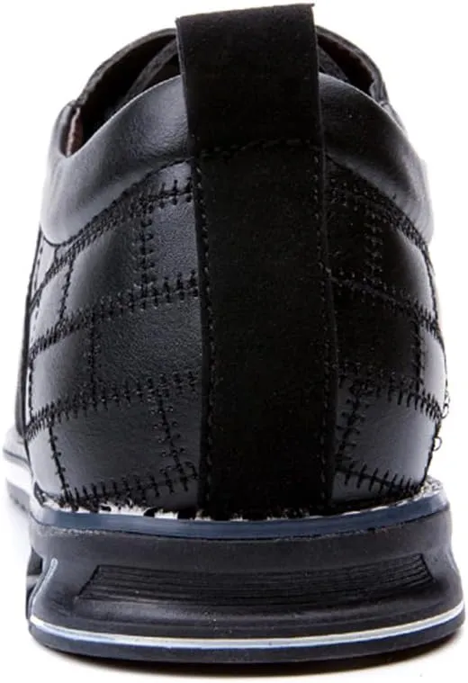 Mens Business Casual Loafers Shoes for Male Lace-up Stylish Work Office Working Oxfords