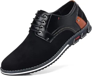 Mens Casual Oxford Business Dress Shoes Leather Slip-on Loafer for Men Walking Driving Office Outdoor Penny Oxfords Comfort Fashion Leisure Breathable Stylish Loafers