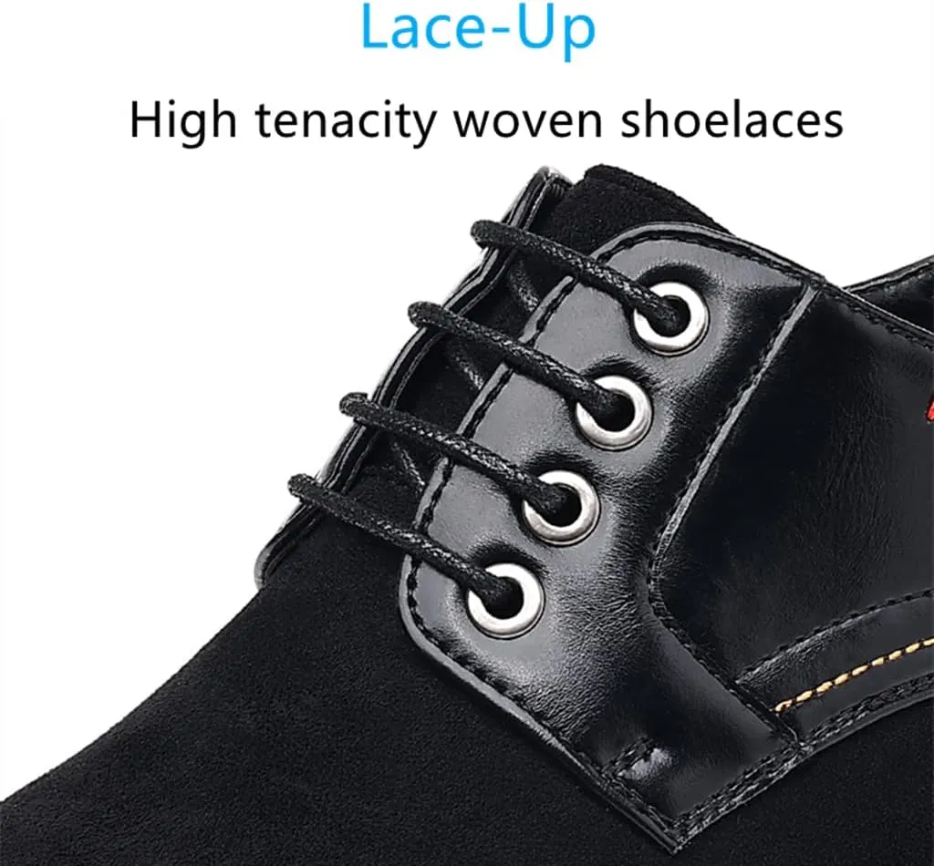 Mens Casual Oxford Business Dress Shoes Leather Slip-on Loafer for Men Walking Driving Office Outdoor Penny Oxfords Comfort Fashion Leisure Breathable Stylish Loafers