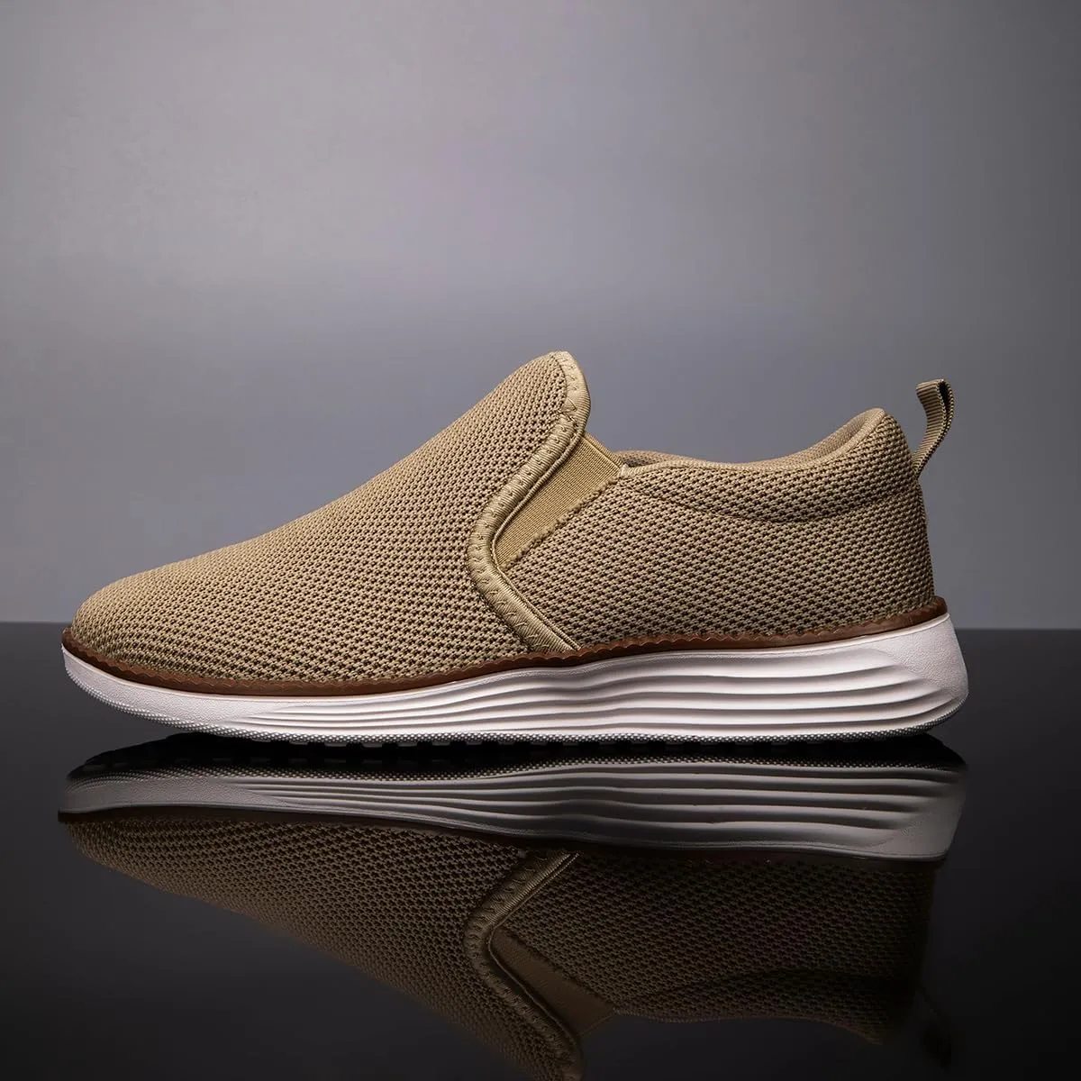 Mens Loafers Slip on Boat Shoes Non Slip Walking Sports Fashion Driving Casual Office Shoes Gym Lightweight Comfortable Sneakers