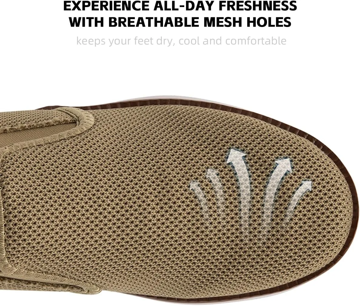 Mens Loafers Slip on Boat Shoes Non Slip Walking Sports Fashion Driving Casual Office Shoes Gym Lightweight Comfortable Sneakers