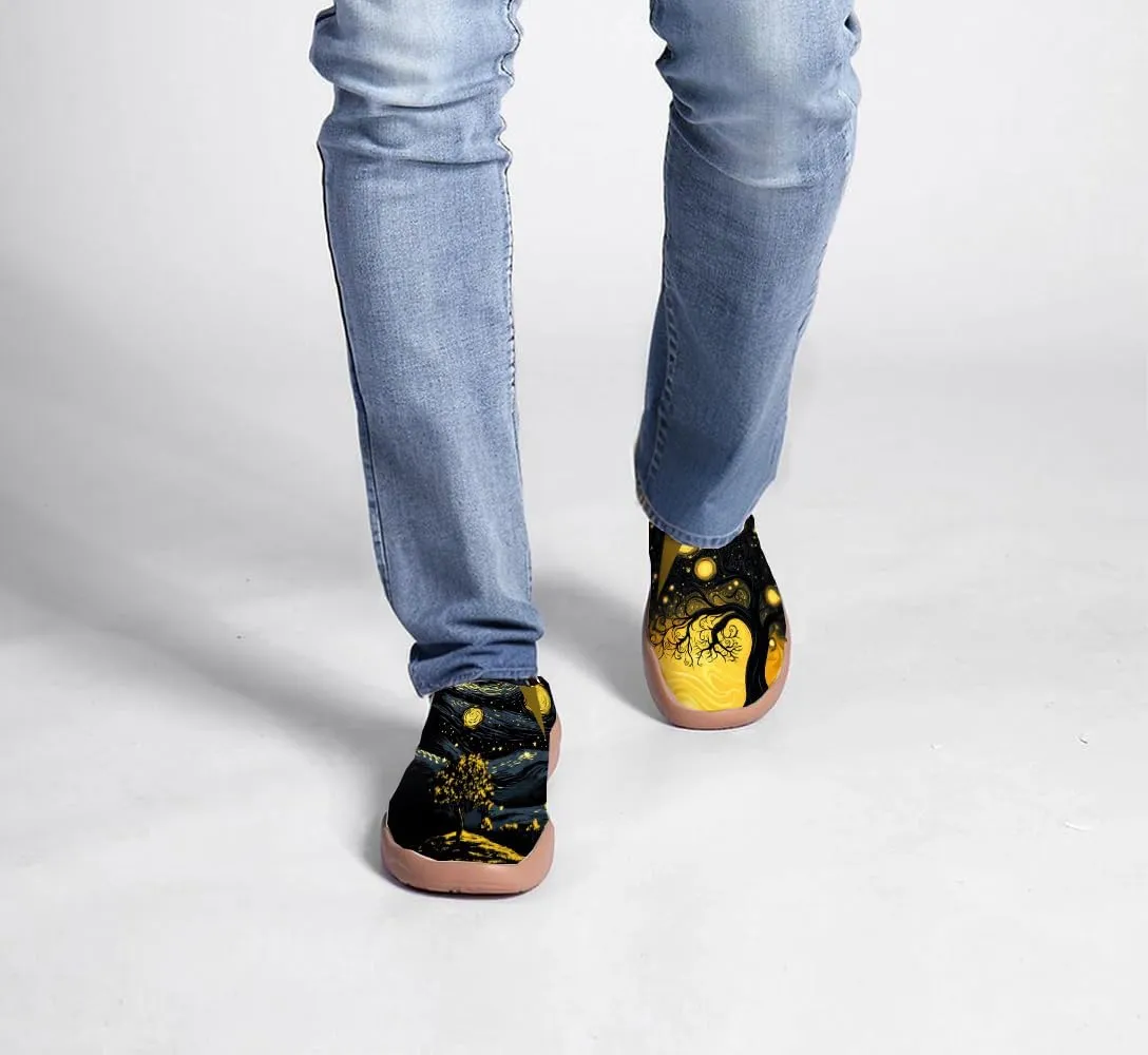 Men's Personalized Loafers All-Season Comfort Slip-on Casual Airflow Walking Sneakers