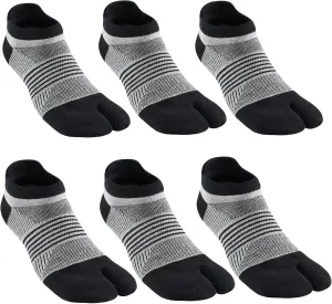 Men's Tabi Socks Flip Flop Split Toe Big Toe Cotton Athletic 4 Pack 6 Pack