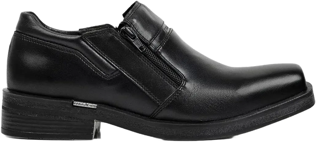 Men's Urban Way Leather Slip-On Shoe with Zipper 6629